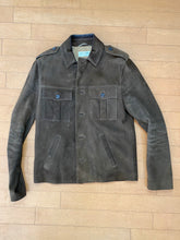 Load image into Gallery viewer, Saint Laurent Paris x Hedi Slimane Suede Safari Jacket Size 44