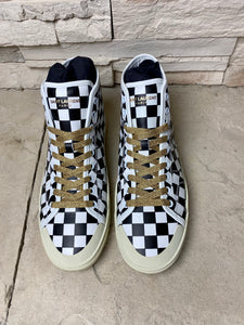 Saint Laurent Paris x Hedi Slimane Checkerboard High Top Size 42