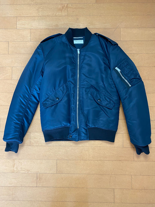 Saint Laurent Paris x Hedi Slimane Flight Jacket