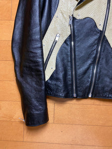 Saint Laurent Paris x Hedi Slimane Motorcycle Jacket Size 42