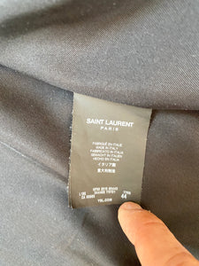 Saint Laurent Paris x Hedi Slimane Suede Jacket Size 44