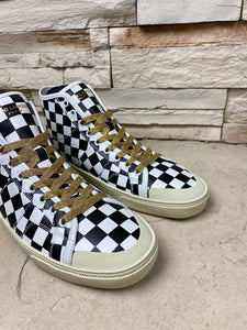 Saint Laurent Paris x Hedi Slimane Checkerboard High Top Size 42