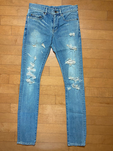 Saint Laurent Paris x Hedi Slimane D02 Denim Jean Size 28