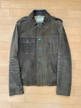 Load image into Gallery viewer, Saint Laurent Paris x Hedi Slimane Suede Safari Jacket Size 44