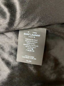 Saint Laurent Paris x Hedi Slimane Motorcycle Jacket Size 42