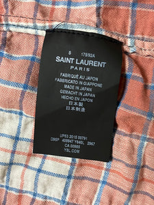 Saint Laurent Paris x Hedi Slimane Tie Dye Shirt Size S