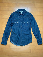 Load image into Gallery viewer, Saint Laurent Paris x Hedi Slimane Denim Western Shirt Size XS