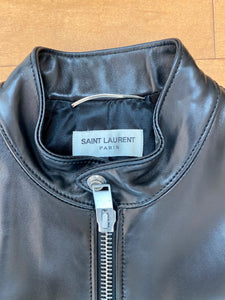 Saint Laurent Paris x Hedi Slimane Cafe Racer Jacket Size 44