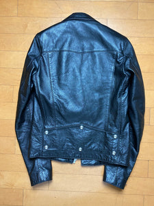 Saint Laurent Paris x Hedi Slimane Motorcycle Jacket Size 42