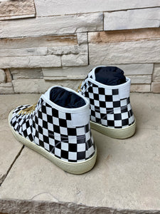 Saint Laurent Paris x Hedi Slimane Checkerboard High Top Size 42