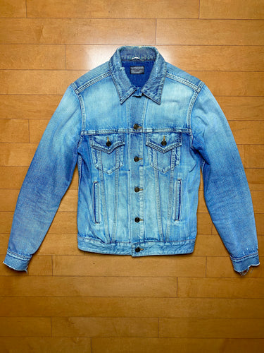 Saint Laurent Paris x Hedi Slimane Denim Jean Trucker Jacket